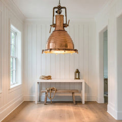Ship's Cargo - 'Fox Light' Ribbed Copper - Our Boat House