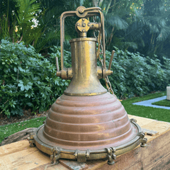 Ship's Cargo Weathered - 'Fox Light' Ribbed Copper(A) BF Sale - 1 left - Our Boat House