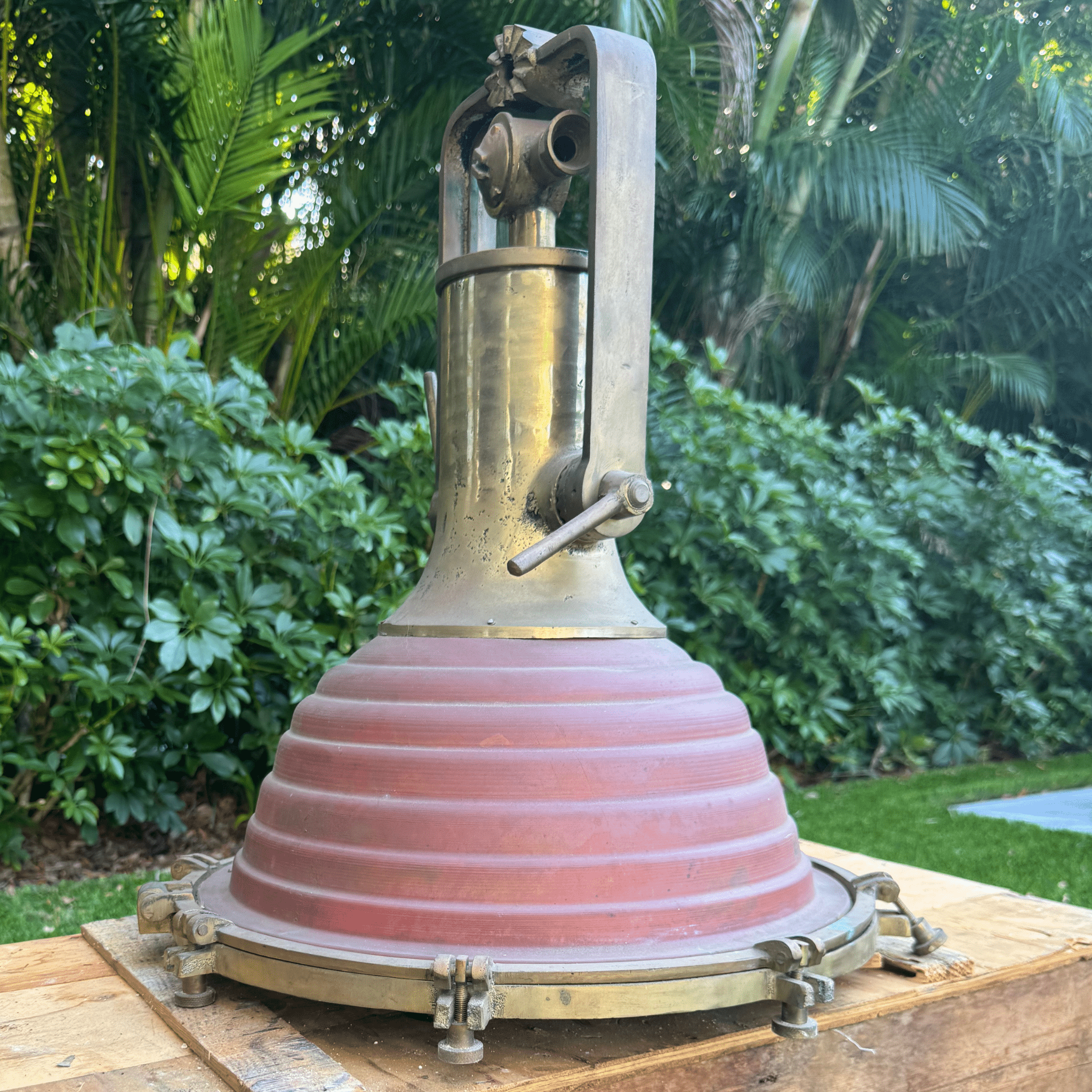 Ship's Cargo Weathered - 'Fox Light' Ribbed Copper(B) BF Sale - 1 left - Our Boat House