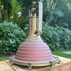 Ship's Cargo Weathered - 'Fox Light' Ribbed Copper(B) BF Sale - 1 left - Our Boat House