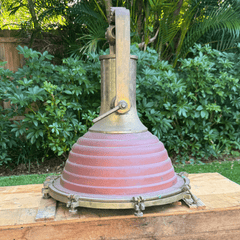 Ship's Cargo Weathered - 'Fox Light' Ribbed Copper(B) BF Sale - 1 left - Our Boat House