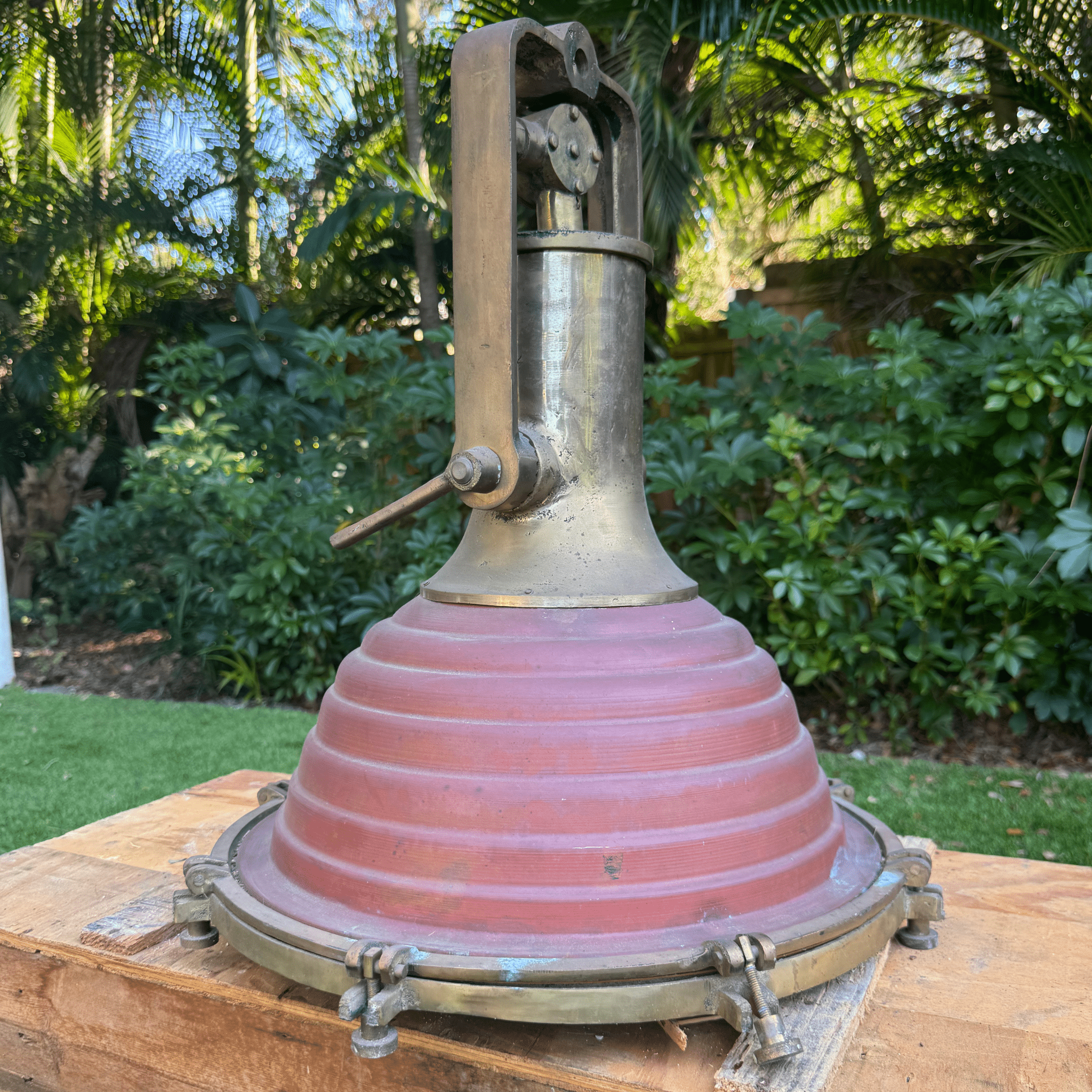 Ship's Cargo Weathered - 'Fox Light' Ribbed Copper(B) BF Sale - 1 left - Our Boat House