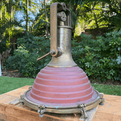 Ship's Cargo Weathered - 'Fox Light' Ribbed Copper(B) BF Sale - 1 left - Our Boat House