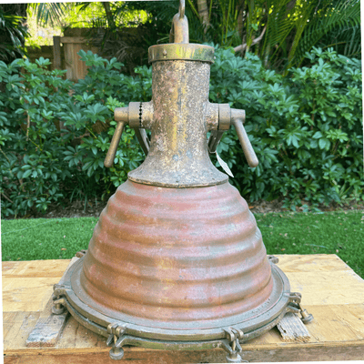 Ship's Cargo Weathered - 'Fox Light' Ribbed Copper(C) - CBF Sale - 1 left - Our Boat House