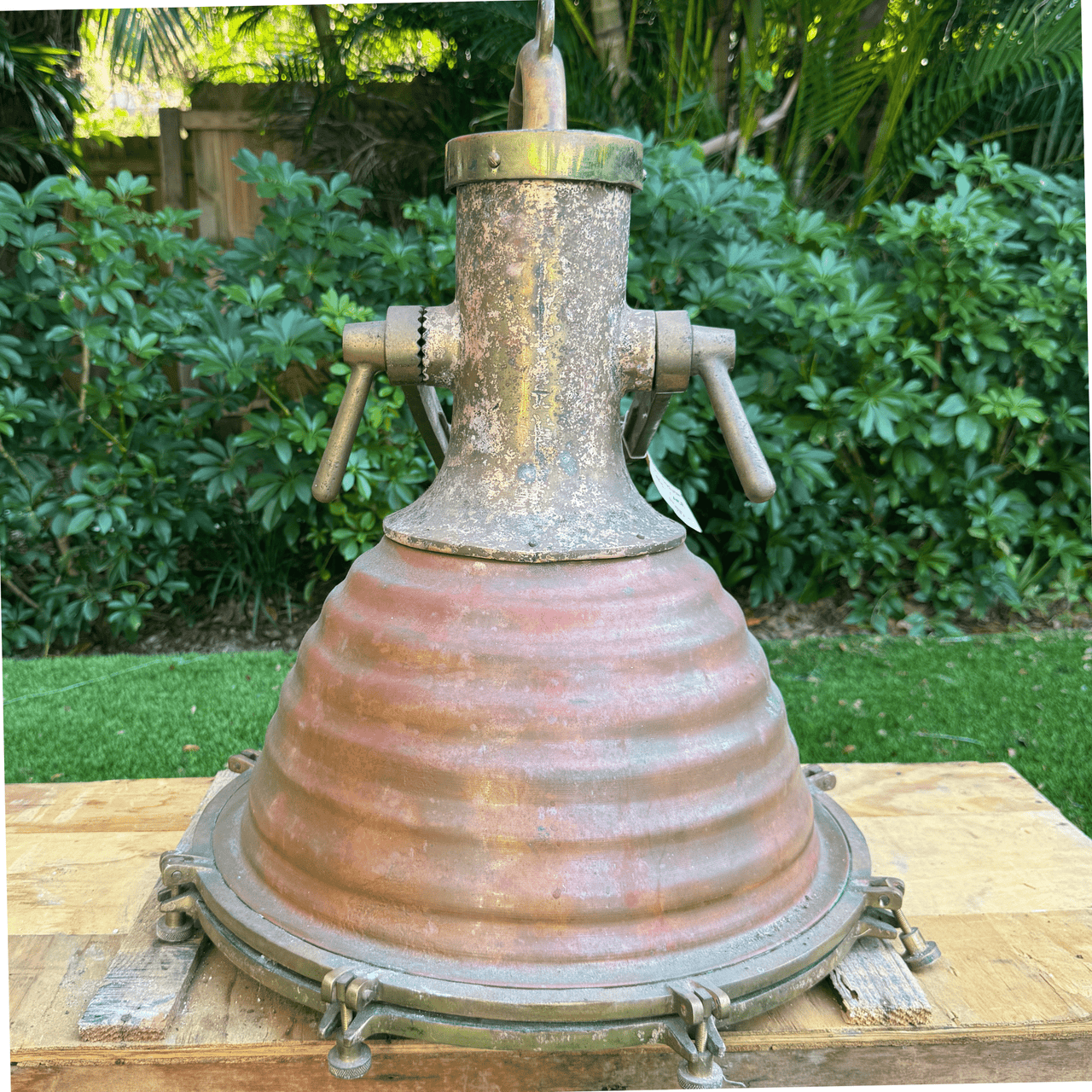 Ship's Cargo Weathered - 'Fox Light' Ribbed Copper(C) - CBF Sale - 1 left - Our Boat House