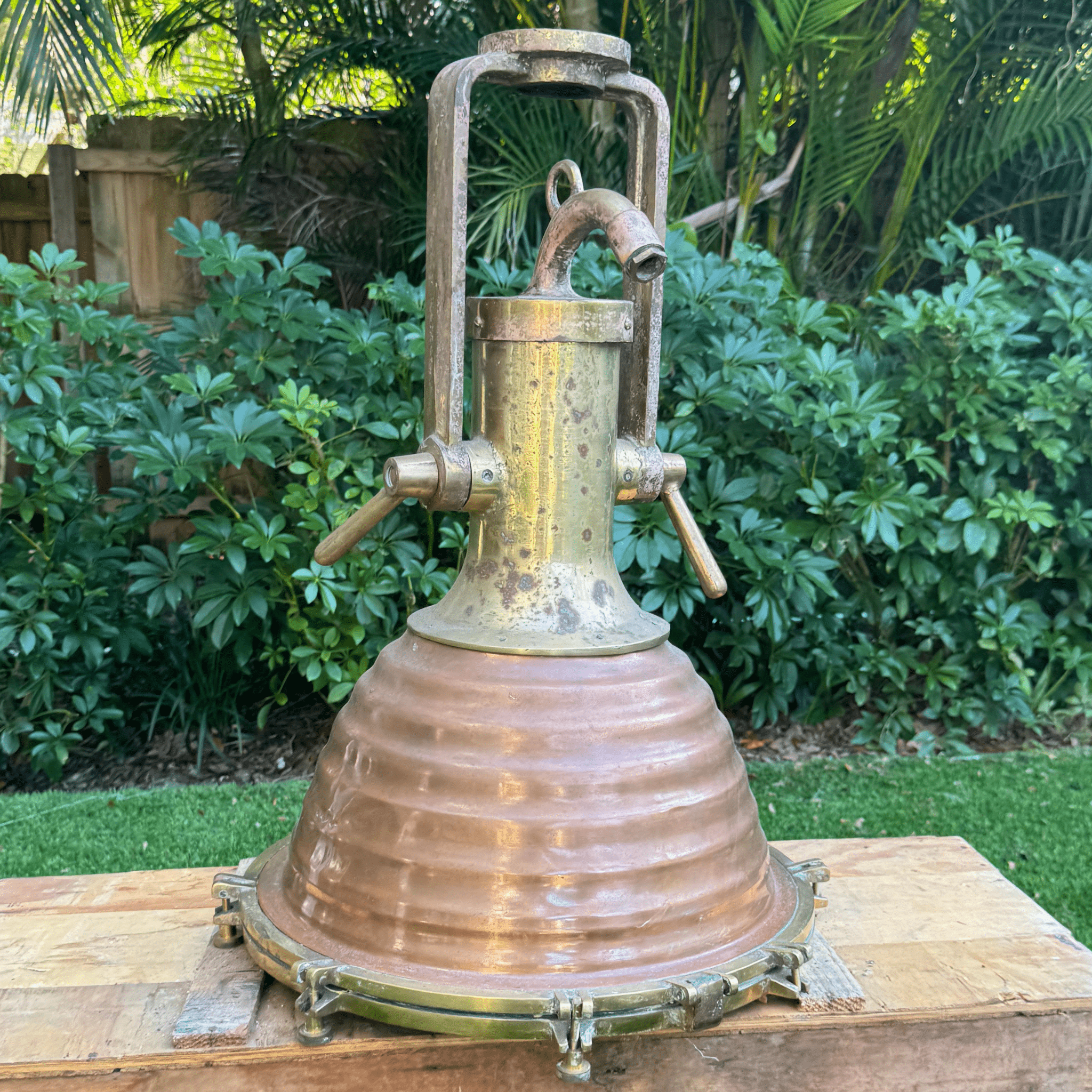 Ship's Cargo Weathered - 'Fox Light' Ribbed Copper(D) - CBF Sale - 1 left - Our Boat House