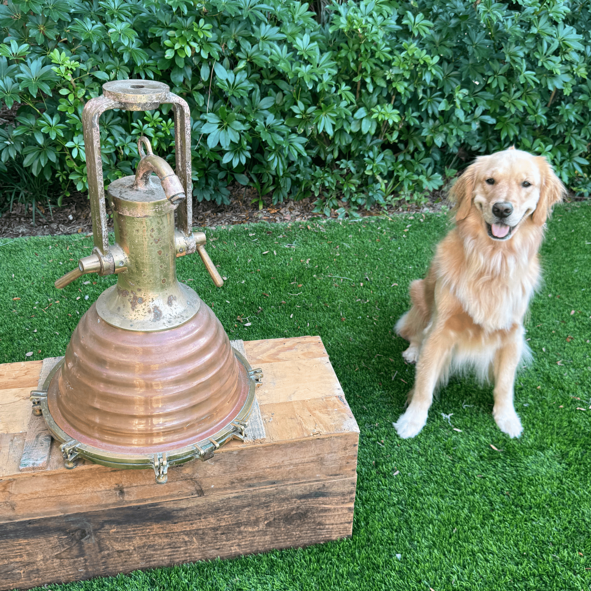 Ship's Cargo Weathered - 'Fox Light' Ribbed Copper(D) - CBF Sale - 1 left - Our Boat House