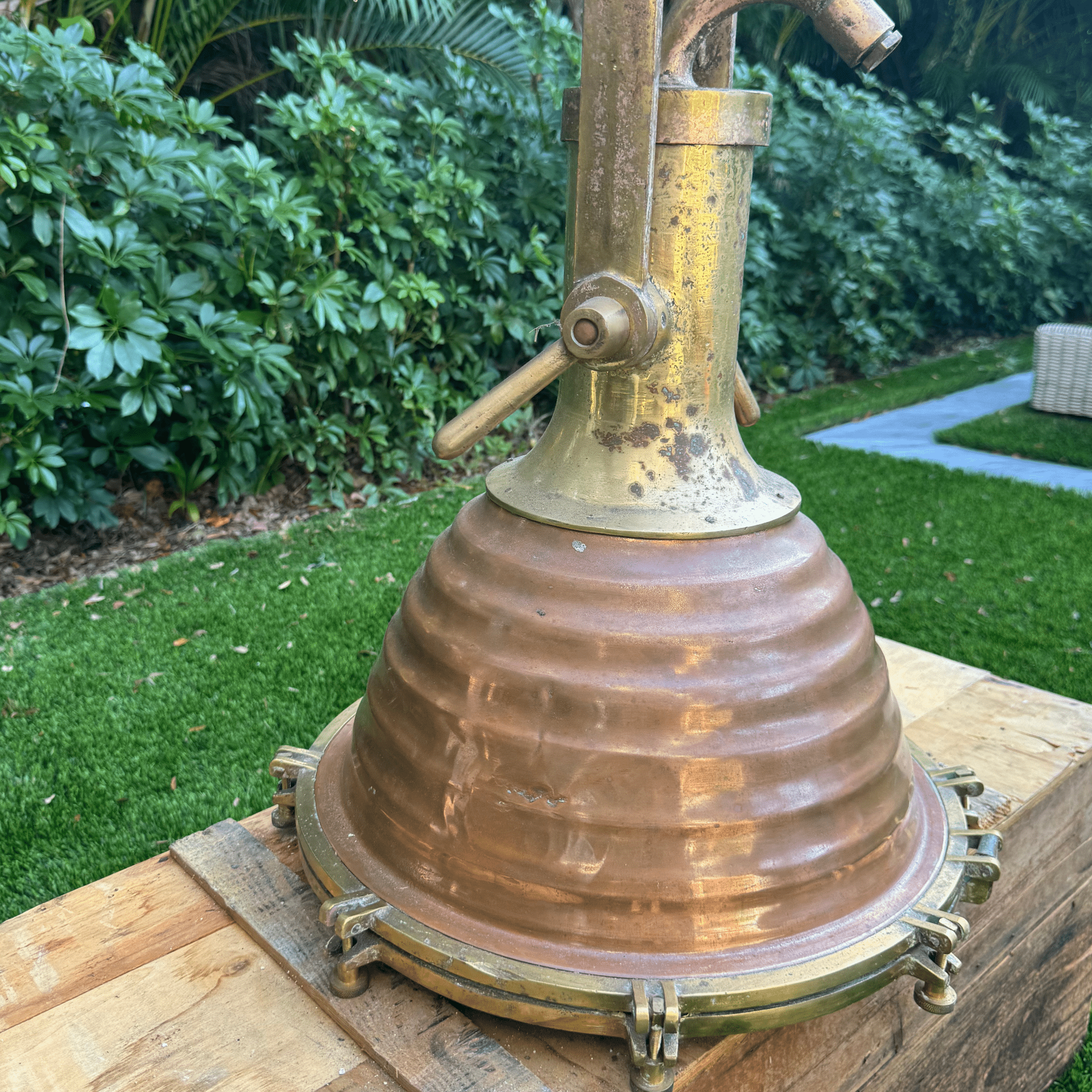 Ship's Cargo Weathered - 'Fox Light' Ribbed Copper(D) - CBF Sale - 1 left - Our Boat House