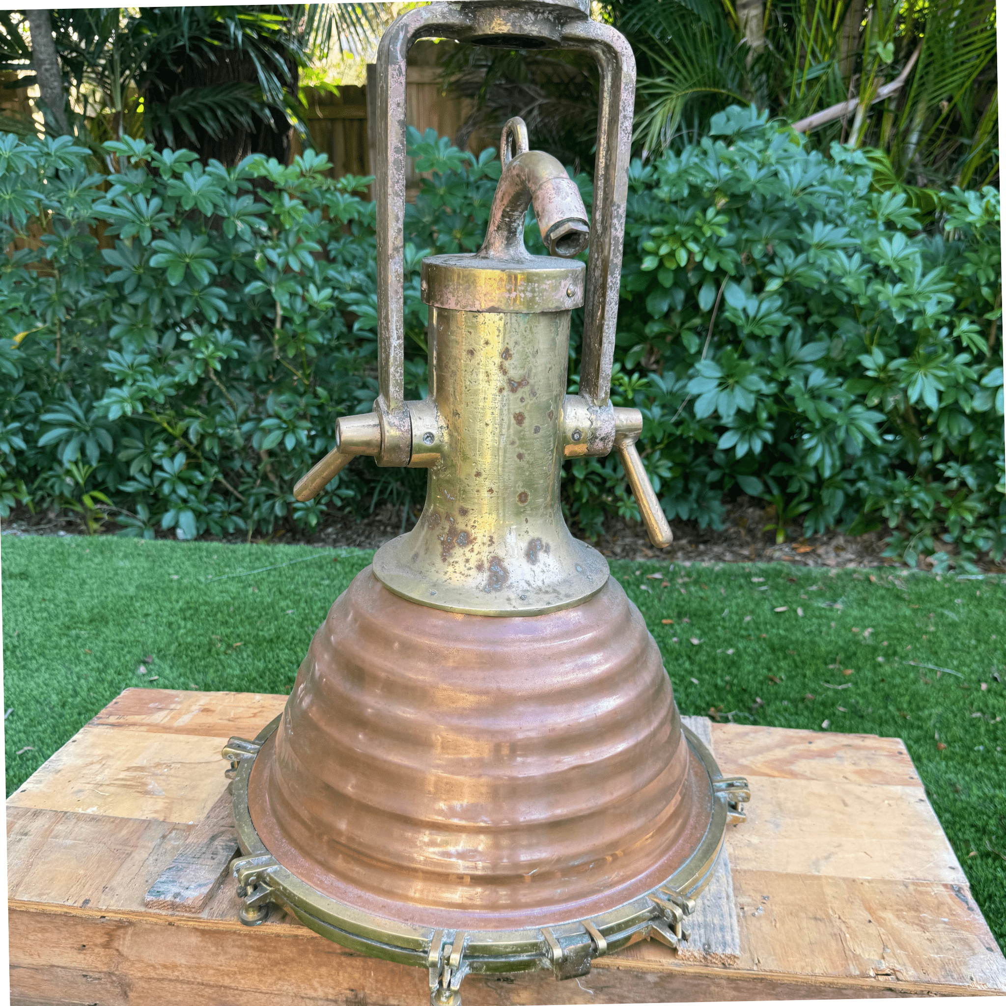 Ship's Cargo Weathered - 'Fox Light' Ribbed Copper(D) - CBF Sale - 1 left - Our Boat House