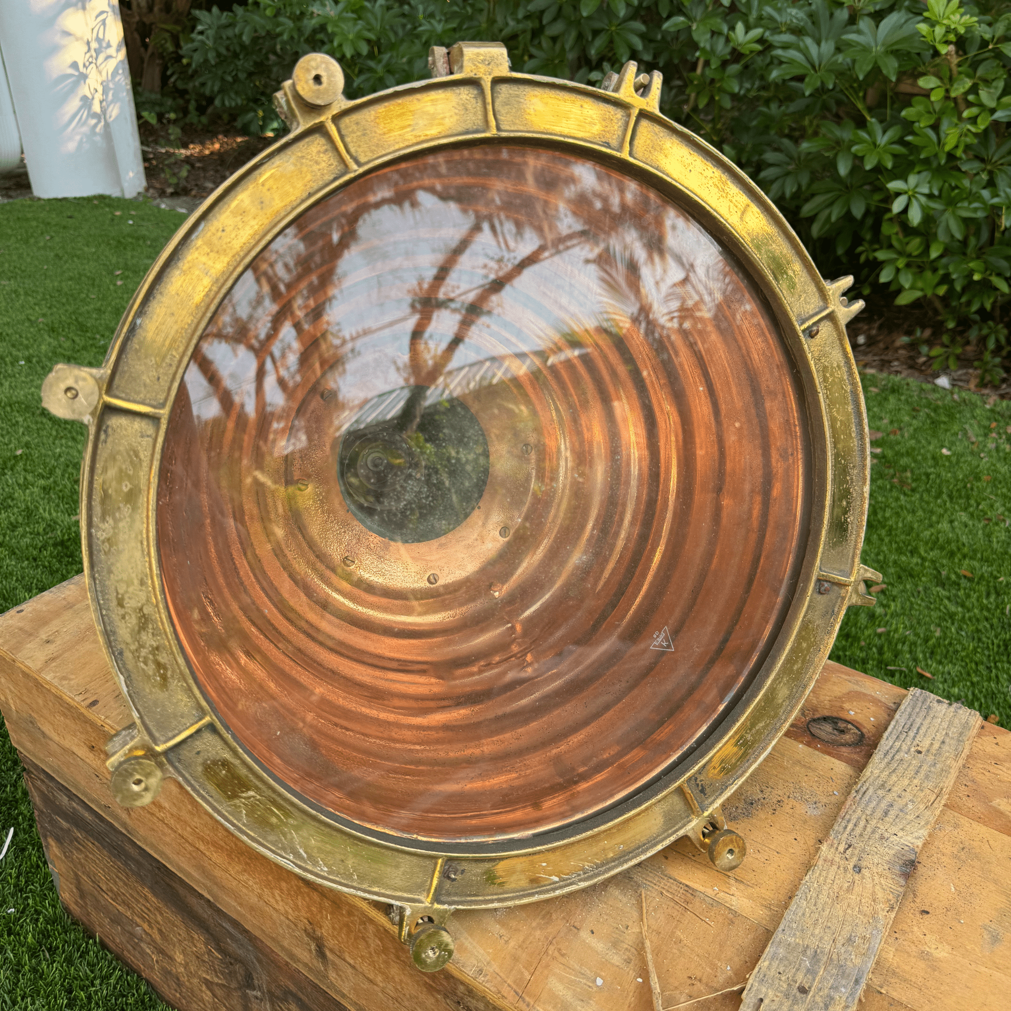 Ship's Cargo Weathered - 'Fox Light' Ribbed Copper(D) - CBF Sale - 1 left - Our Boat House