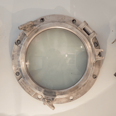 Ship's Passageway Light - 90 - Degrees in Aluminum Finish - Our Boat House