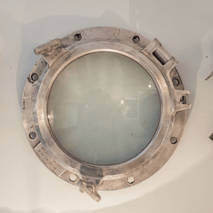 Ship's Passageway Light - 90 - Degrees in Aluminum Finish - Our Boat House