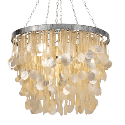 Shira Capiz Shell Chandelier - Our Boat House