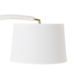 Shona Arc White Floor Lamp - Our Boat House