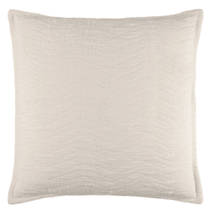 Shores Gauze Quilted Sham - Dove White - Our Boat House