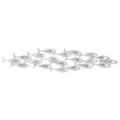 Silver Leaf School of Fish Wall Decor - Our Boat House