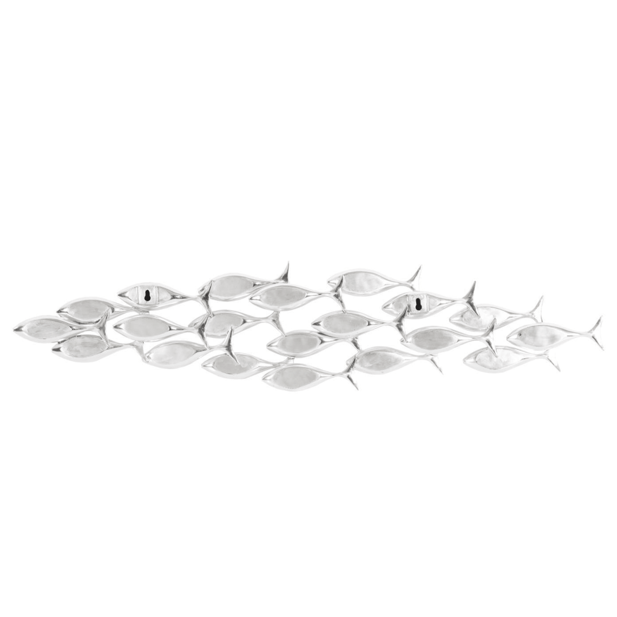Silver Leaf School of Fish Wall Decor - Our Boat House