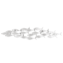 Silver Leaf School of Fish Wall Decor - Our Boat House