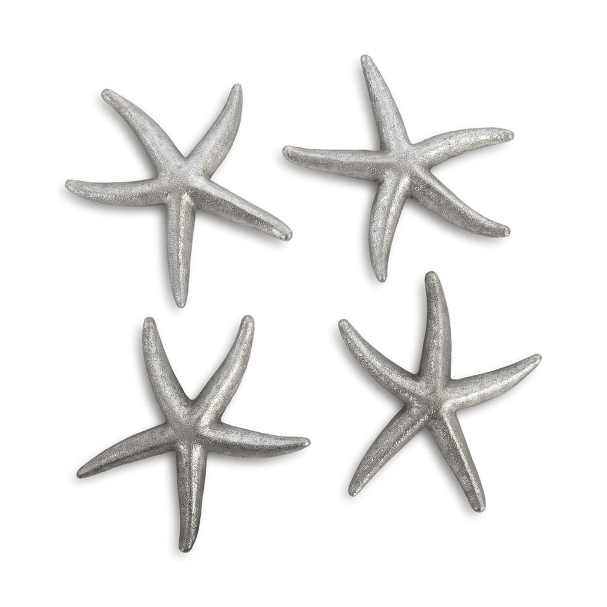 Silver Starfish Wall Art Set - Three Sizes - Our Boat House