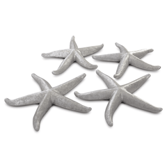 Silver Starfish Wall Art Set - Three Sizes - Our Boat House