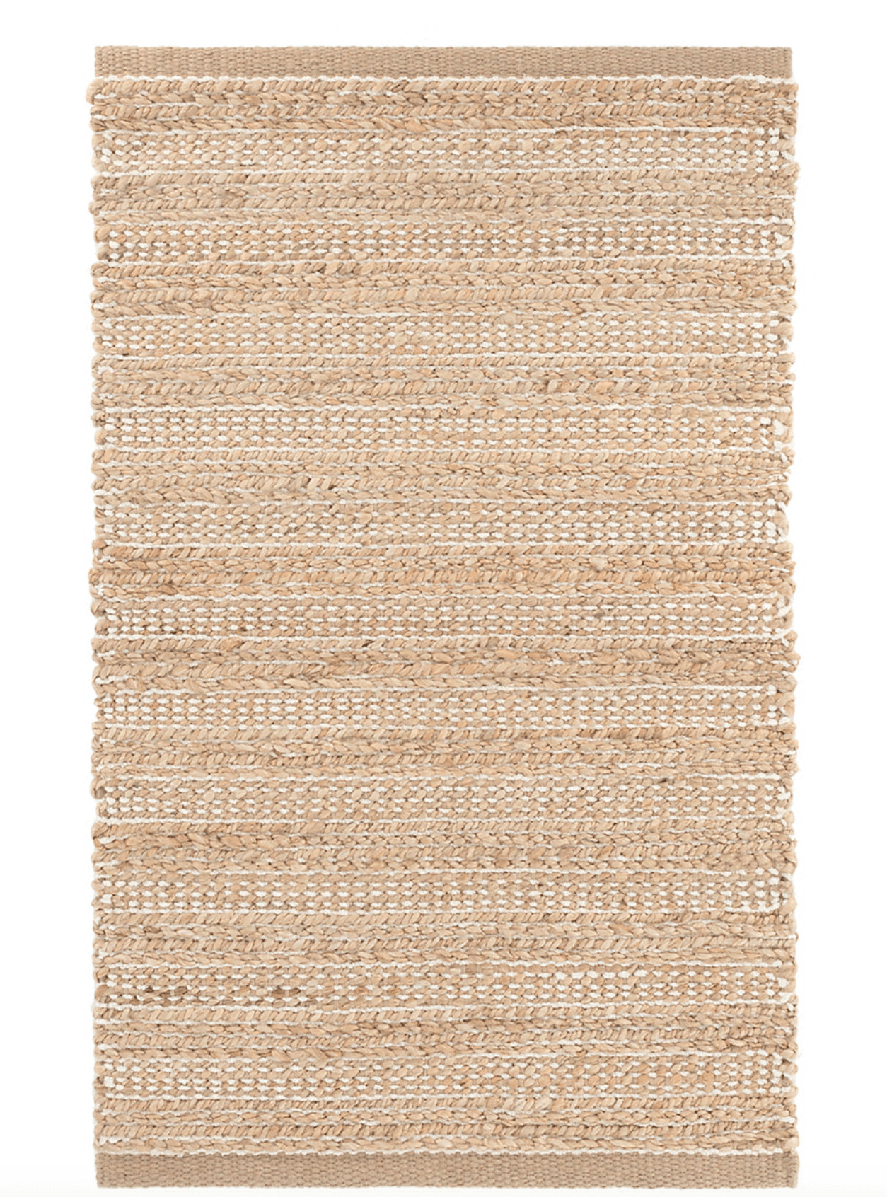 Simba Ivory Handwoven Jute Rug - Our Boat House