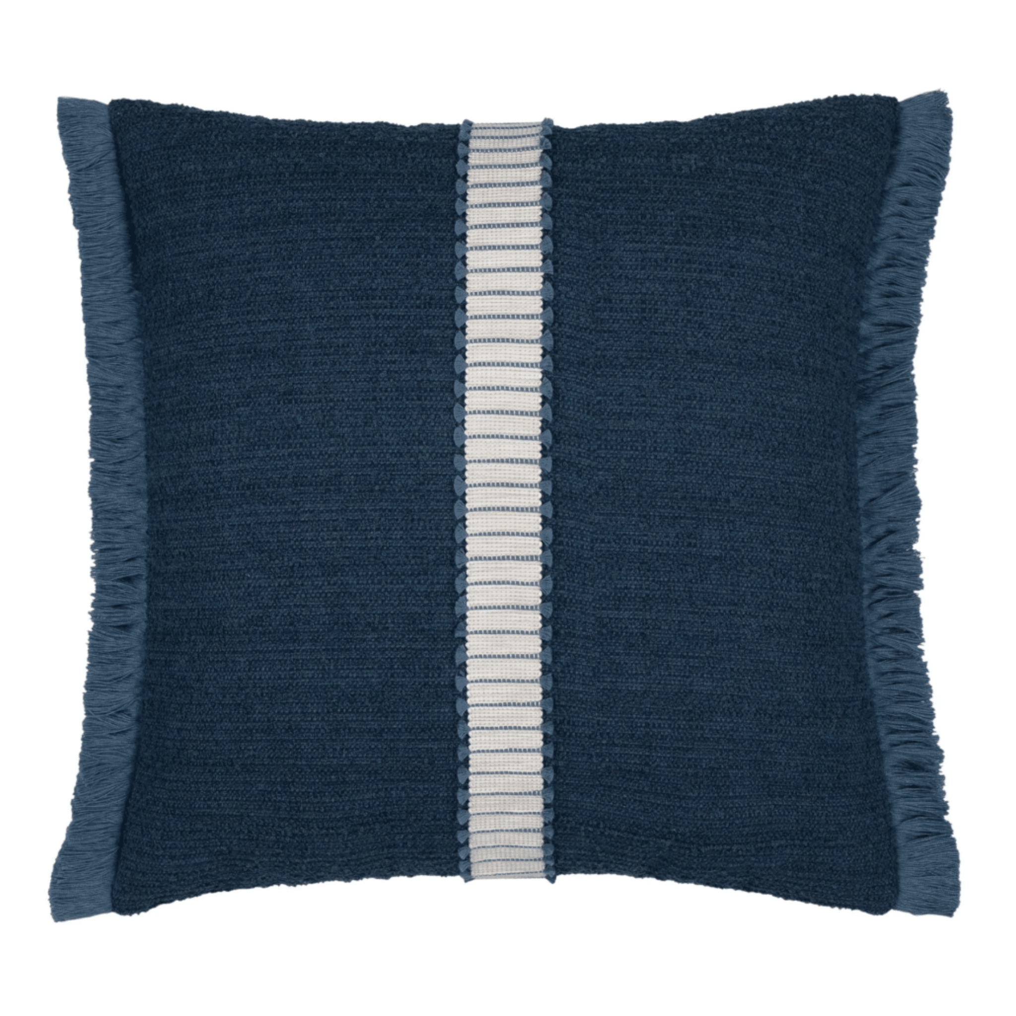 Smugglers Cove Indigo Indoor/Outdoor Pillow - Our Boat House