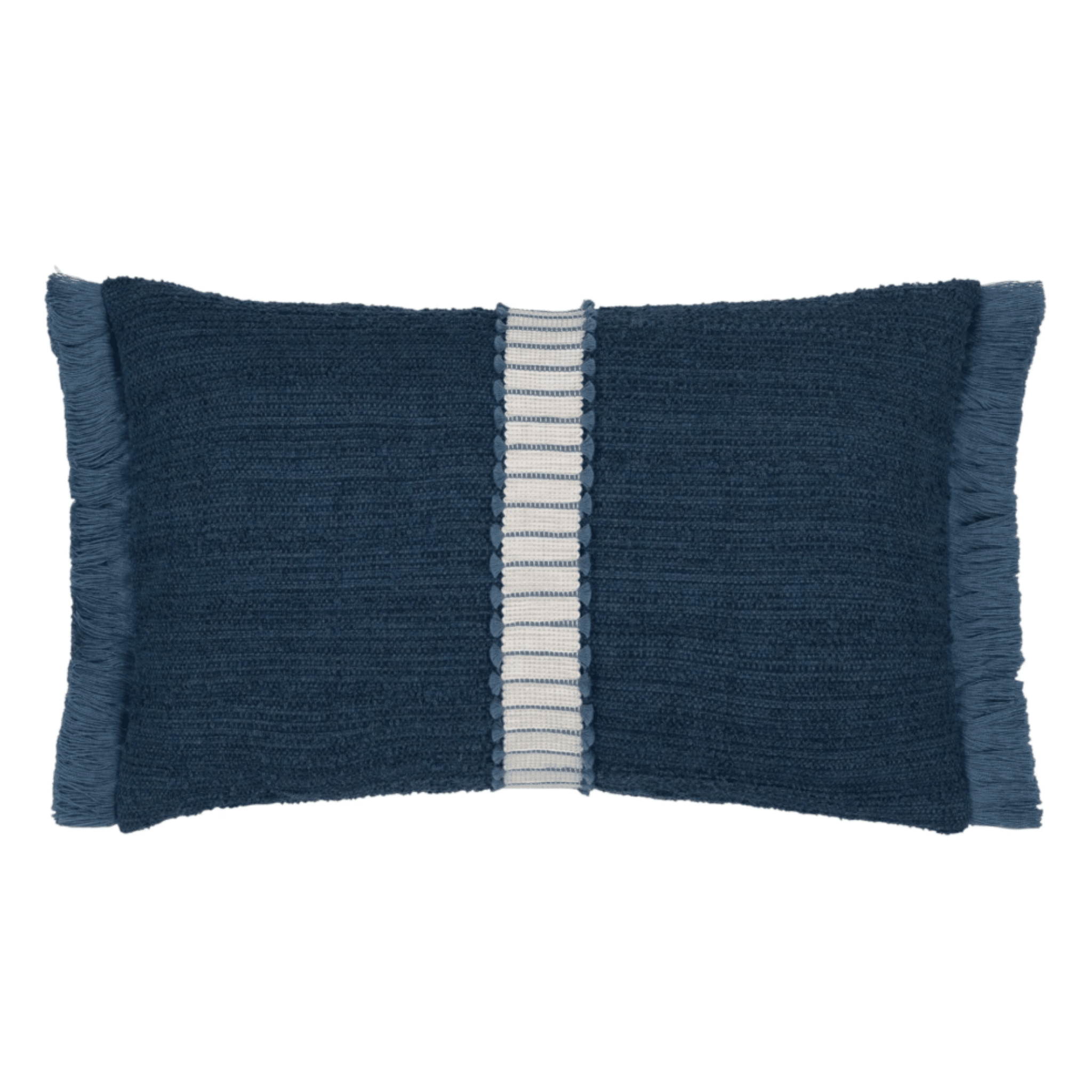 Smugglers Cove Indigo Indoor/Outdoor Pillow - Our Boat House