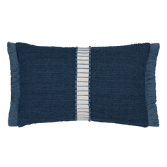 Smugglers Cove Indigo Indoor/Outdoor Pillow - Our Boat House