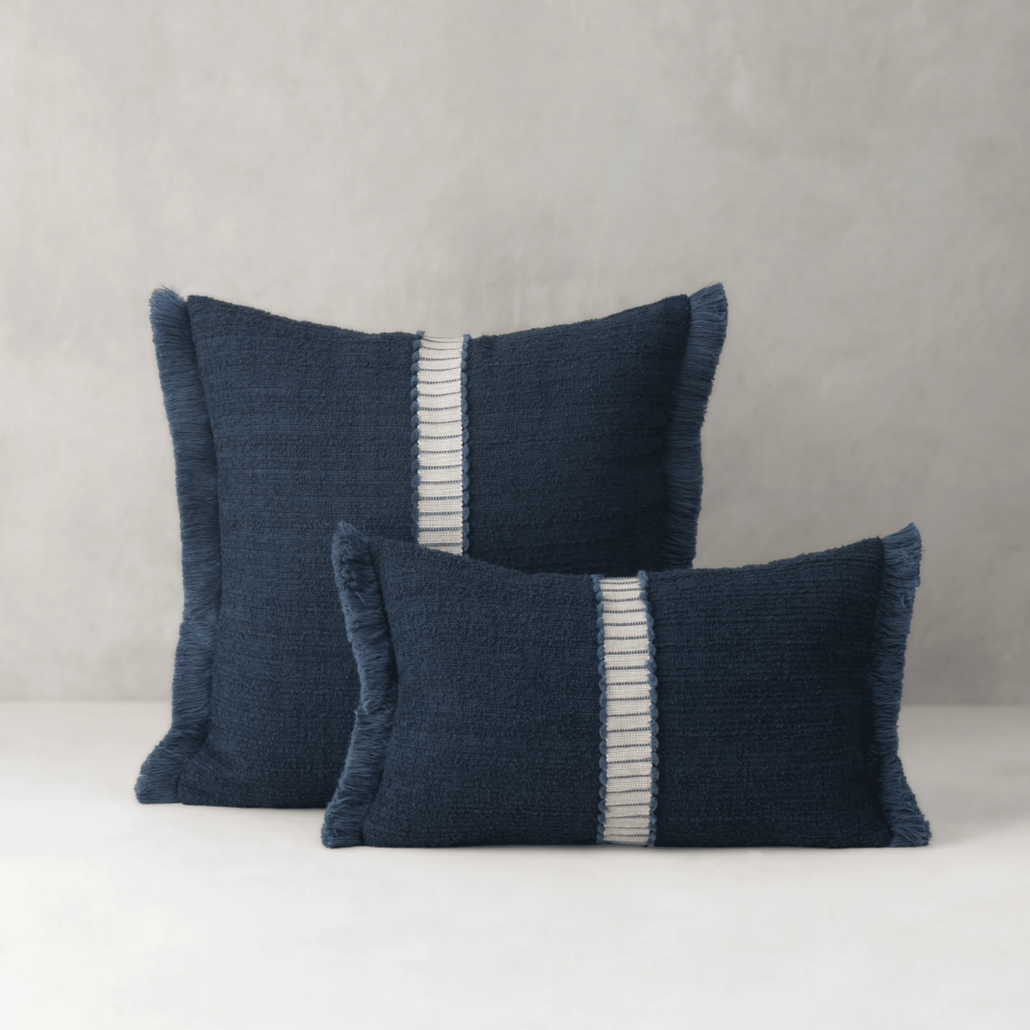 Smugglers Cove Indigo Indoor/Outdoor Pillow - Our Boat House