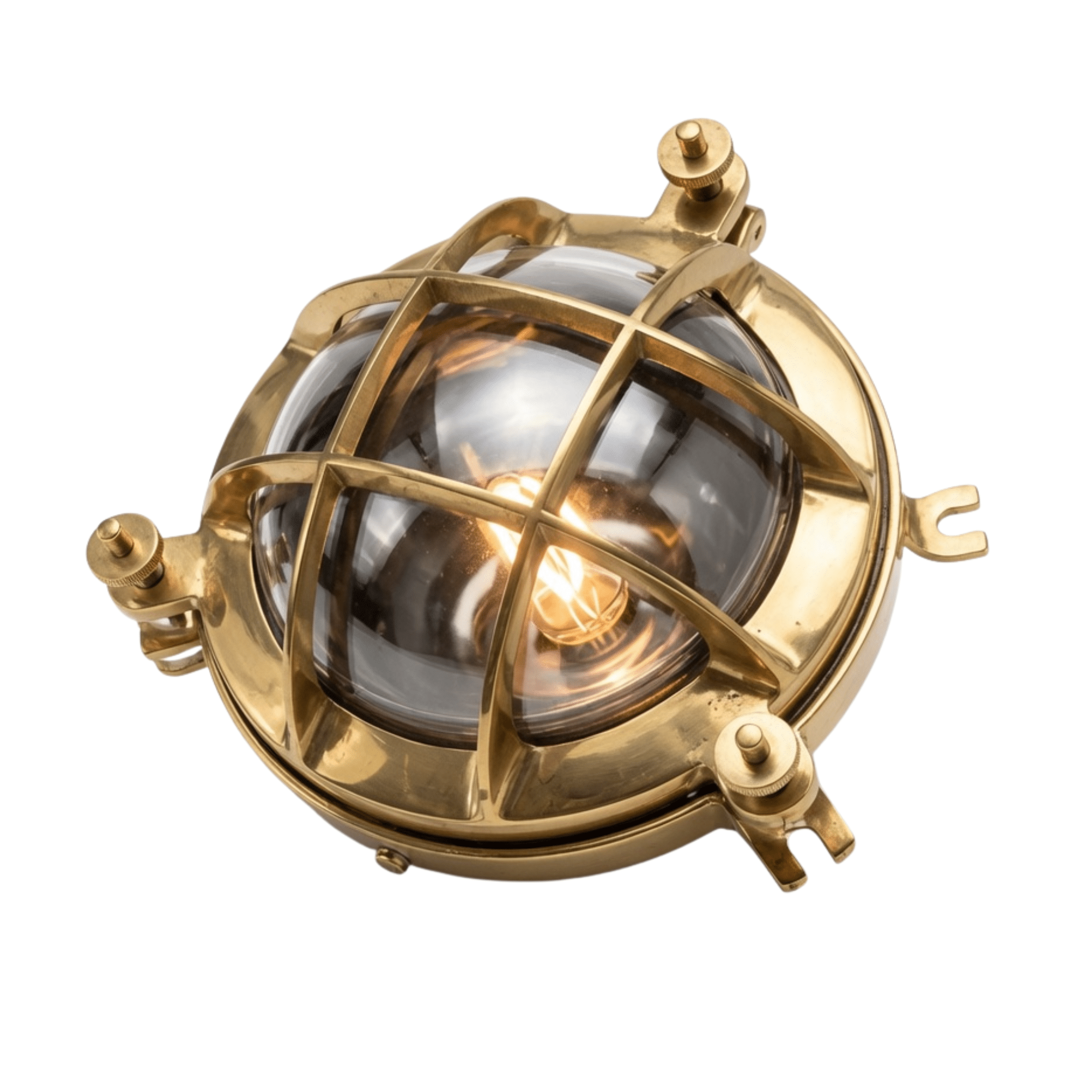 Solid Brass Four Bar Light - Our Boat House