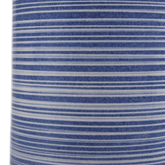 Somerset Indigo Striped Lamp - Our Boat House