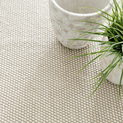 Sonoma Handwoven Performance Rug - Ivory - Our Boat House