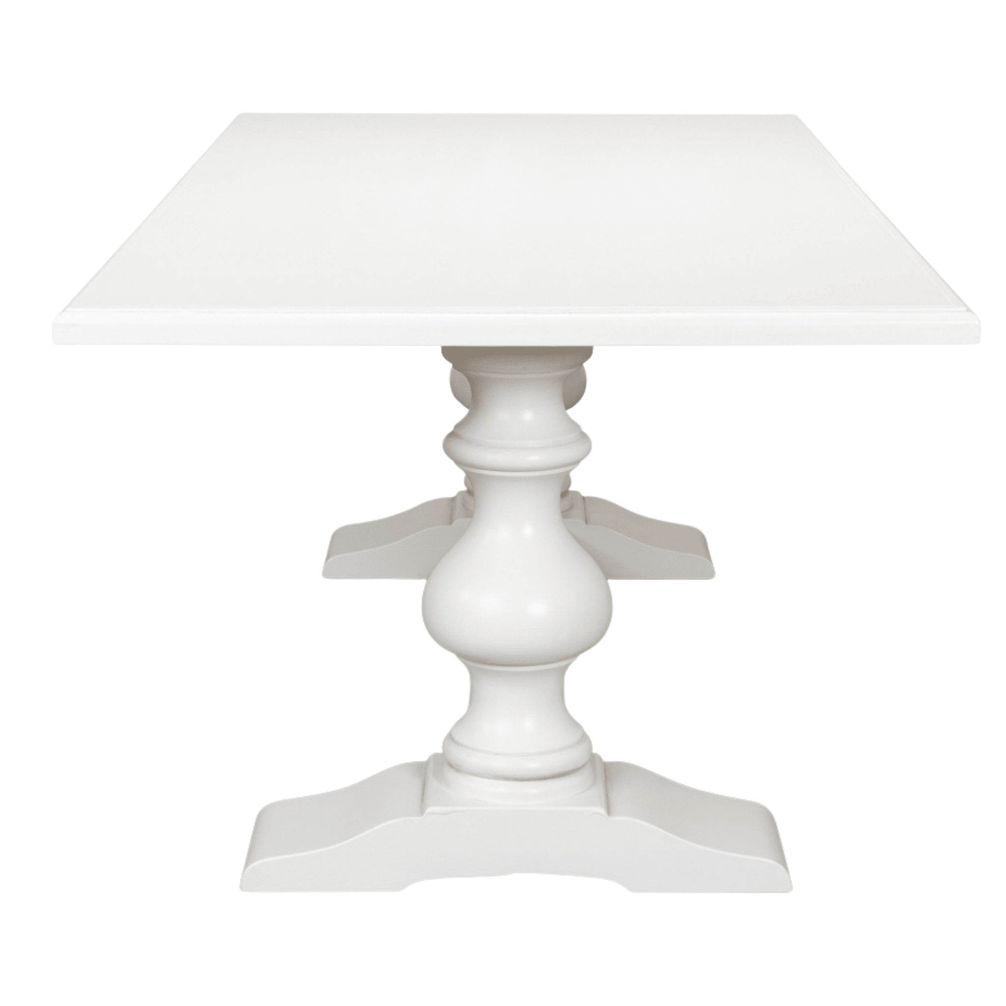 Southern Shores White Trestle Dining Table - Our Boat House