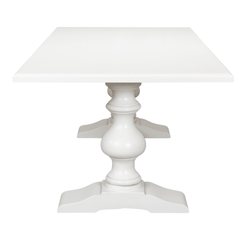 Southern Shores White Trestle Dining Table - Our Boat House