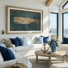 Sperm Whale - Framed Giclee - Our Boat House