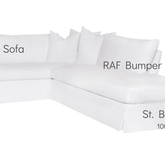 St. Bart's Slipcovered Sectional I - Our Boat House