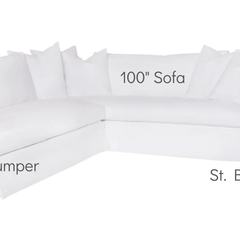 St. Bart's Slipcovered Sectional I - Our Boat House