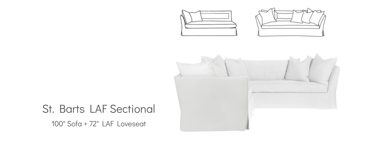 St. Bart's Slipcovered Sectional II - Our Boat House