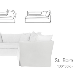 St. Bart's Slipcovered Sectional II - Our Boat House