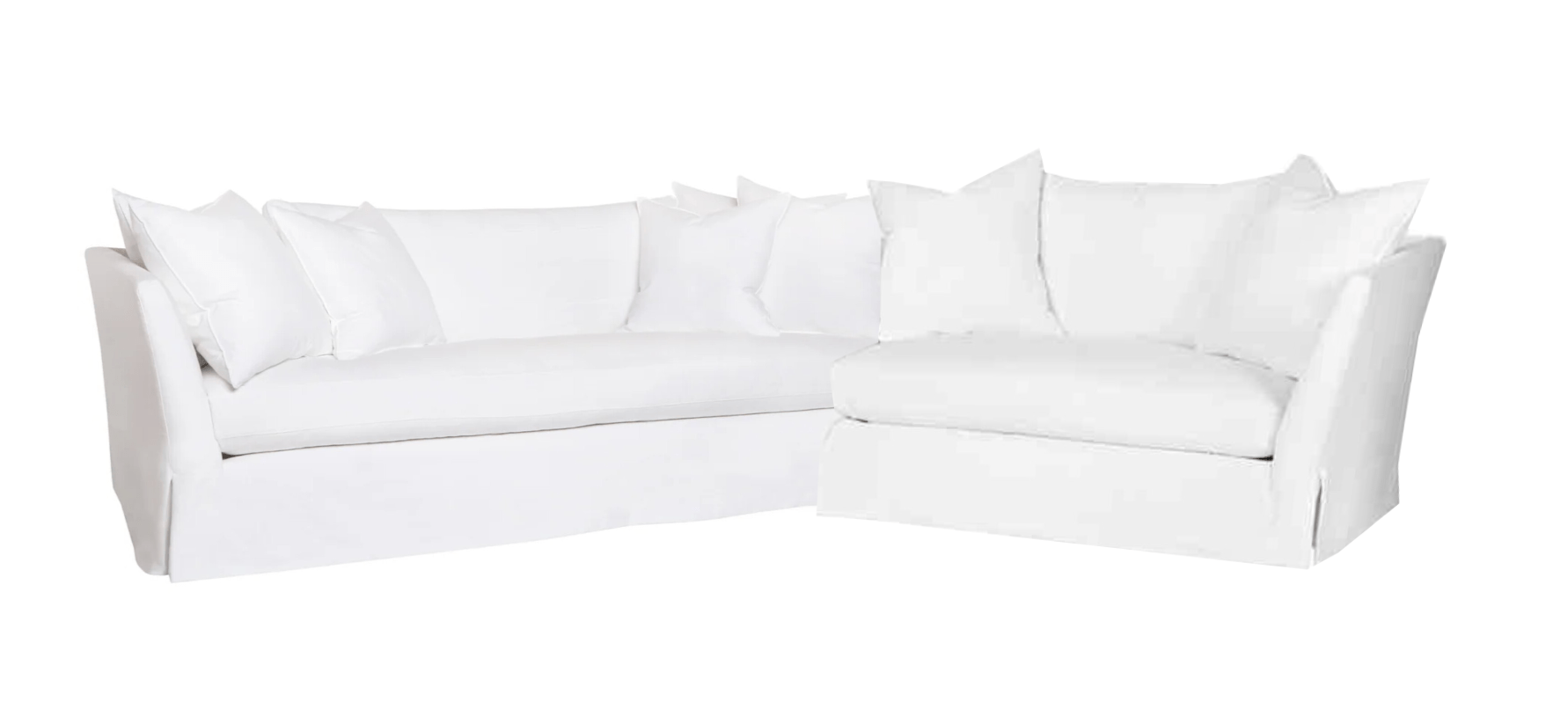 St. Bart's Slipcovered Sectional II - Our Boat House