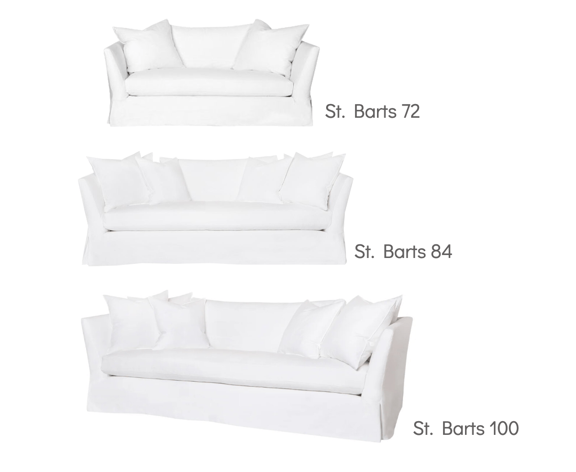 St. Bart's Slipcovered Sofa - Our Boat House
