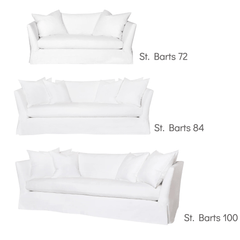 St. Bart's Slipcovered Sofa - Our Boat House