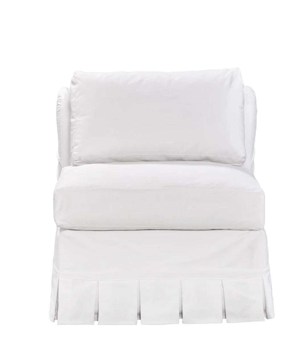 St. Croix Slipcovered Swivel Chair - Our Boat House