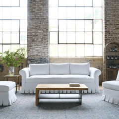 St. Croix Slipcovered Swivel Chair - Our Boat House