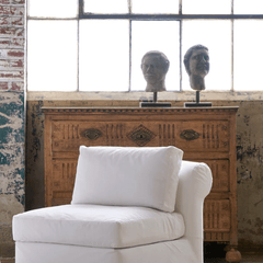 St. Croix Slipcovered Swivel Chair - Our Boat House