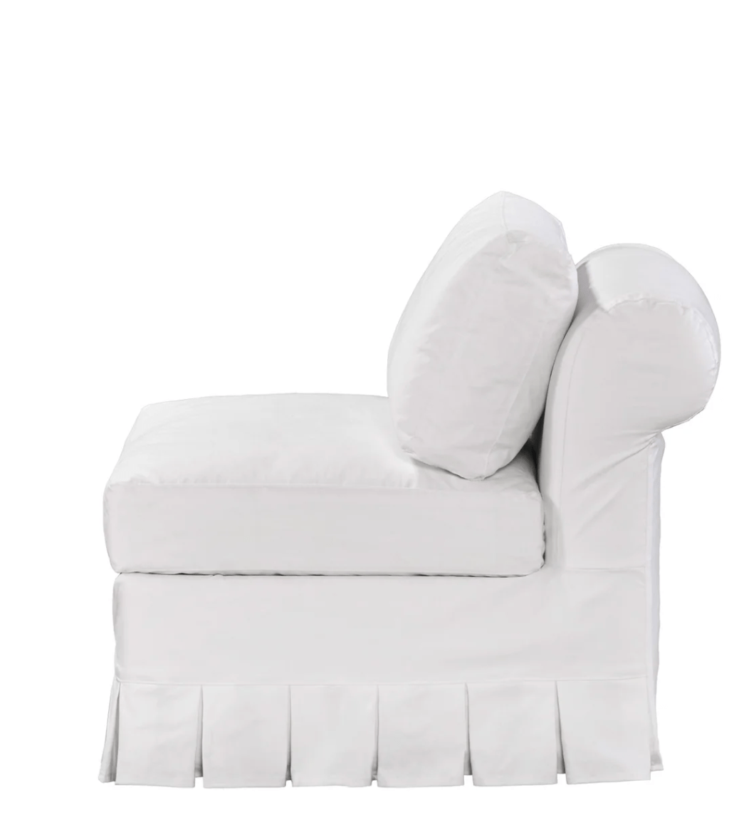 St. Croix Slipcovered Swivel Chair - Our Boat House