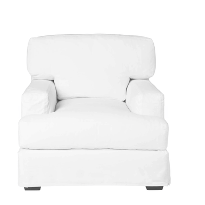 St. Kitts 37in Slipcovered Swivel Chair - Our Boat House