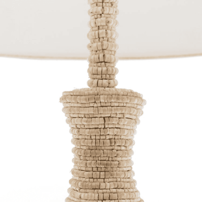 St. Thomas Coco Bead Floor Lamp - Our Boat House