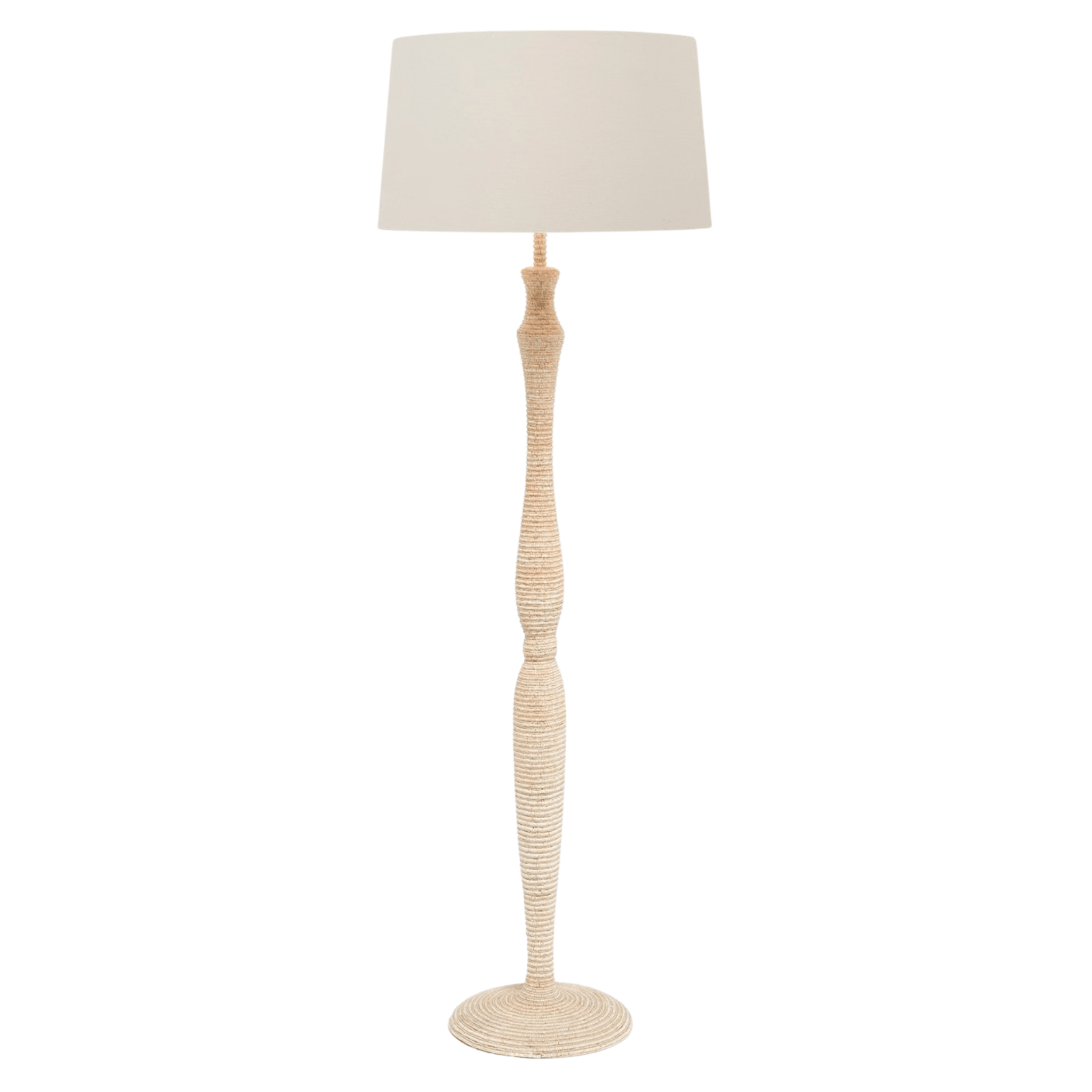 St. Thomas Coco Bead Floor Lamp - Our Boat House