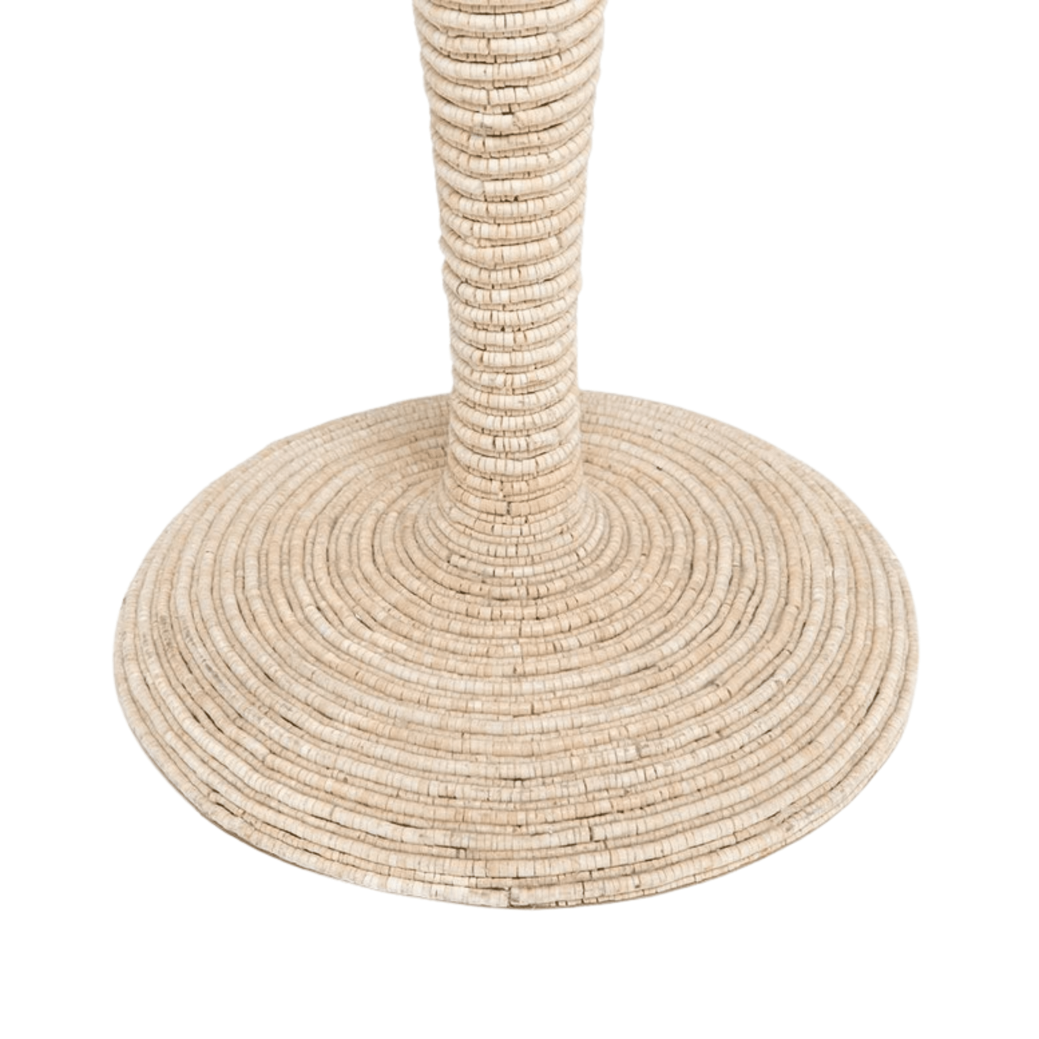 St. Thomas Coco Bead Floor Lamp - Our Boat House